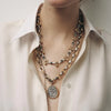 3 Piece Stainless Steel Pendant Necklace test