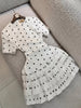 Polka Dot Pleated Hem Mini Dress test