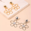 Alloy Flower Drop Earrings test
