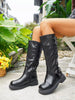 Round Toe Block Heels Boots test