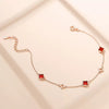 925 Sterling Silver Four Leaf Clover Bracelet test