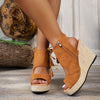 Open Toe Wedge Sandals test