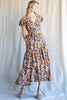Cotton Bleu by Nu Label Floral Ruffled Midi Dress test