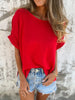 Full Size Round Neck Short Sleeve T-Shirt Plus Size test