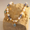 18K Gold-Plated Beaded Charm Necklace test