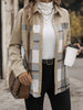 Perfee Plaid Snap Down Long Sleeve Shacket test