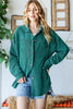 Reborn J Striped Button Up Long Sleeve Shacket test