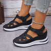 Round Toe Wedge Sandals test