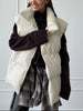 Zip Up Turtleneck Vest Coat test