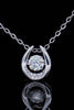 Moissanite Zircon Pendant Necklace test