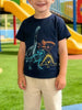 Children's Dinosaur Graphic Crew Neck Short Sleeve T-Shirt test