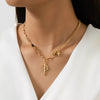 18K Gold-Plated Cross Pendant Necklace test