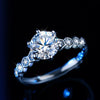 1 Carat Moissanite 925 Sterling Silver Ring test