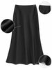Full Size High-Waisted Satin Midi Skirt Plus Size test