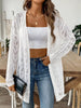 Openwork Open Front Knit Cardigan test