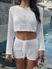 Crochet Knit Cover-Up and Skirt Set test