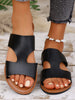 Cutout Open Toe Flat Sandals test