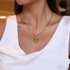 2 Piece 18K Gold-Plated Pendant Necklace test