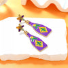 Mardi Gras Bottle Dangle Earrings test