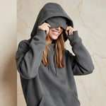 Women's Fleece-Lined Hooded Pullover Sweatshirt