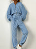 Zip Up Long Sleeve Top and Pants Set test