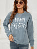 MAMA Graphic Round Neck Sweatshirt test