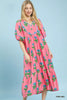 Umgee Floral Print Midi Dress test