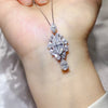 3 Carat 925 Sterling Silver Moissanite Pendant Necklace test