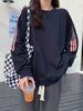 Striped Round Neck Sweatshirt test