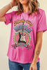 Graphic Round Neck Short Sleeve T-Shirt test