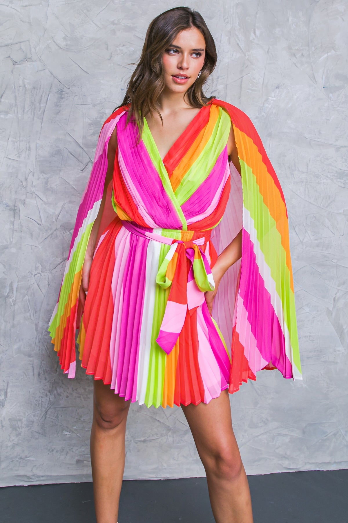 DANCE THE NIGHT WOVEN MINI DRESS