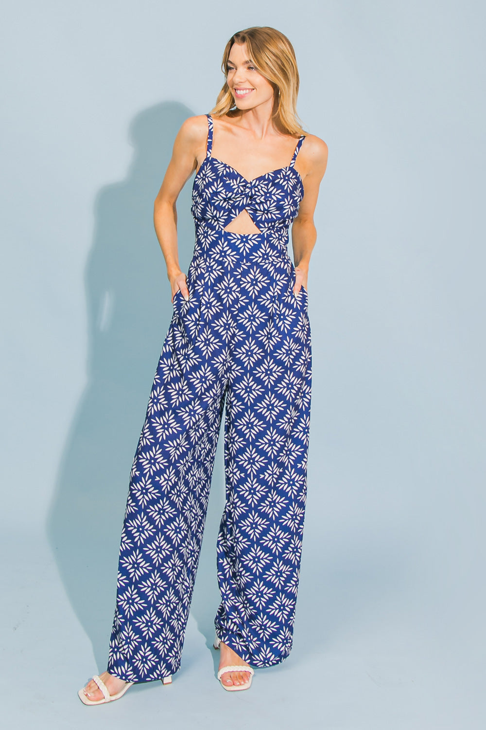 SEND A MESSAGEWOVEN JUMPSUIT