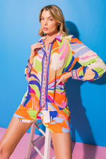 HUMMING BIRD WISHES WOVEN TOP