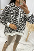 Leopard Dropped Shoulder Hoodie test