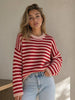 Striped Crew Neck Sweater test