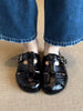 Round Toe Buckle Sandals test
