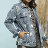 Star Distressed Denim Shacket test