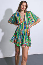 REFRESHING BEAUTY WOVEN ROMPER