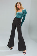 PUT ON A SHOW VELVET TOP