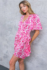 MOVE OVER WOVEN MINI DRESS