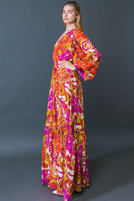 READY FOR THE SPOTLIGHT WOVEN MAXI DRESS