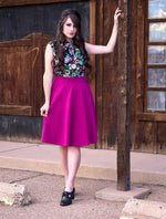 Charlotte Skirt in Magenta