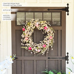 26 Inch Pink Blossom Wreath