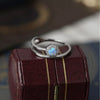 925 Sterling Silver Opal Ring test
