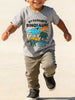 Children's Dinosaur Graphic Round Neck Tee test
