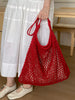 Crochet Knit Shoulder Bag test