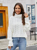 Turtle Neck Cable-Knit Sweater test