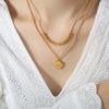 Heart Pendant Double-Lrayed Necklace test