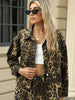 Pocketed Leopard Long Sleeve Denim Jacket test
