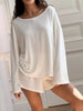 Oversized Long Sleeve Top and Shorts Lounge Set test